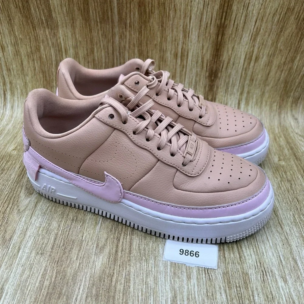 Nike Air Force 1 Jester XX Women's 10 Bio Beige Pink Force Platform AO1220-202‎